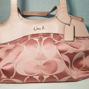 Rose Colored Coach Satchel